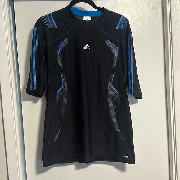 New no tag: adidas Men's Techfit PowerWeb Compression  Running Tshirt Mens 2XL - Picture 1 of 8